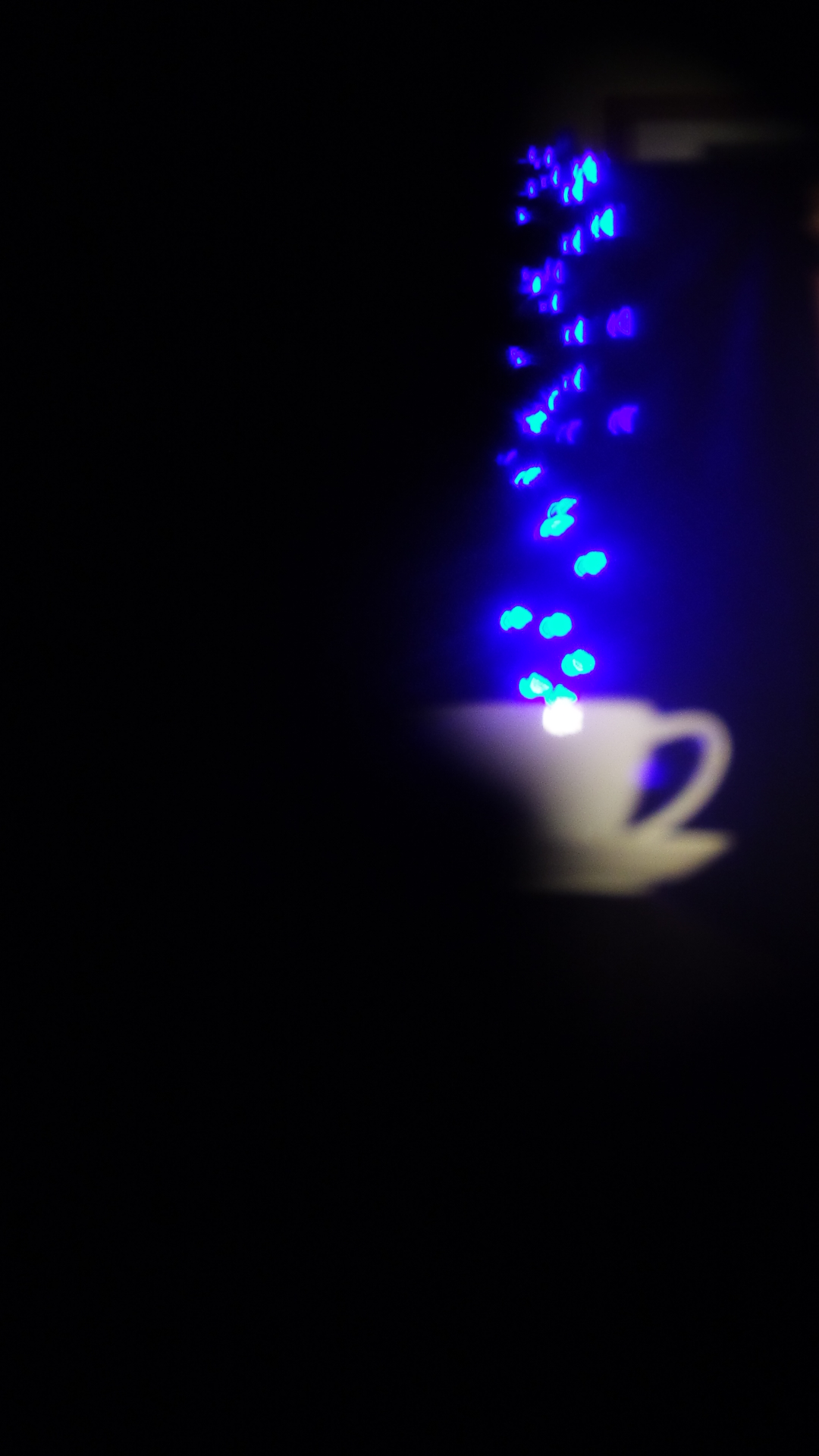 Teacup with lights (created by B.F Kirkham)