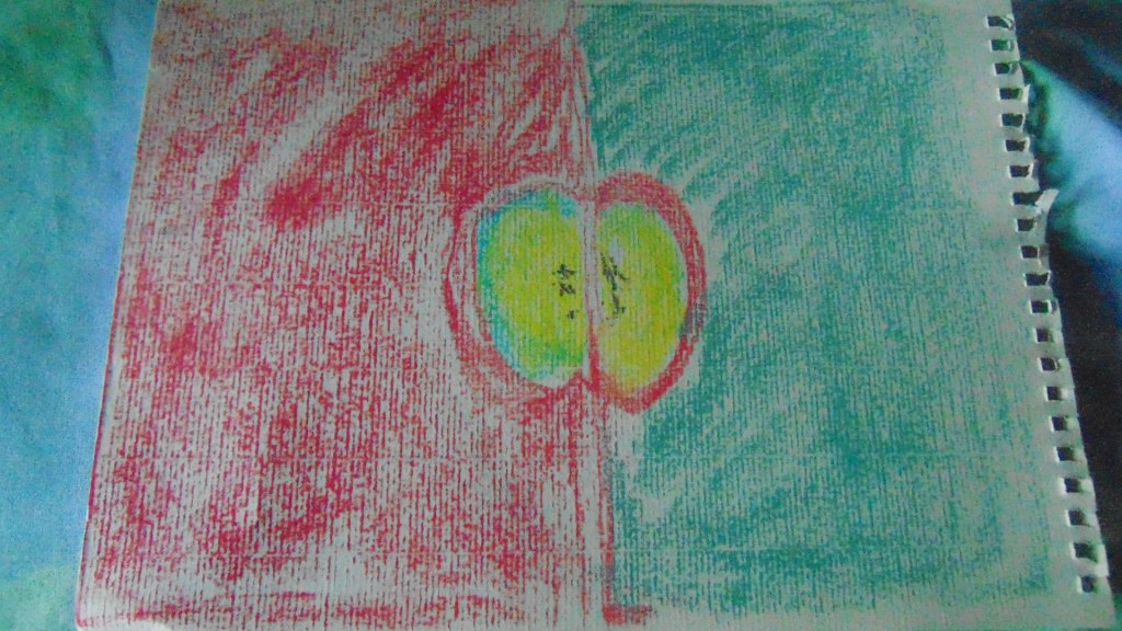 Two sides of the&nbsp;apple