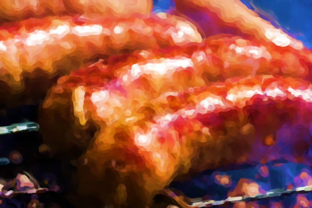 Painting - Sausages on a Grill