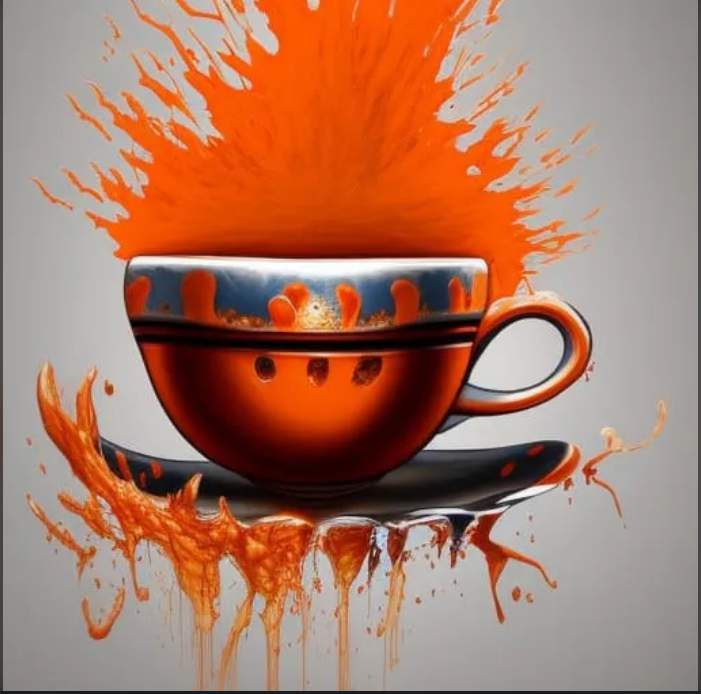 The Orange teacup&nbsp;exploded