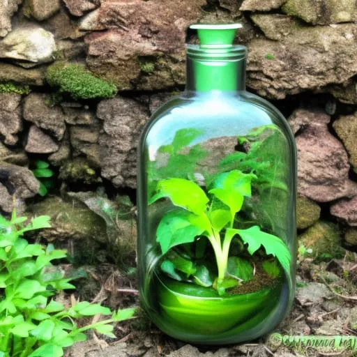 Plant in a bottle