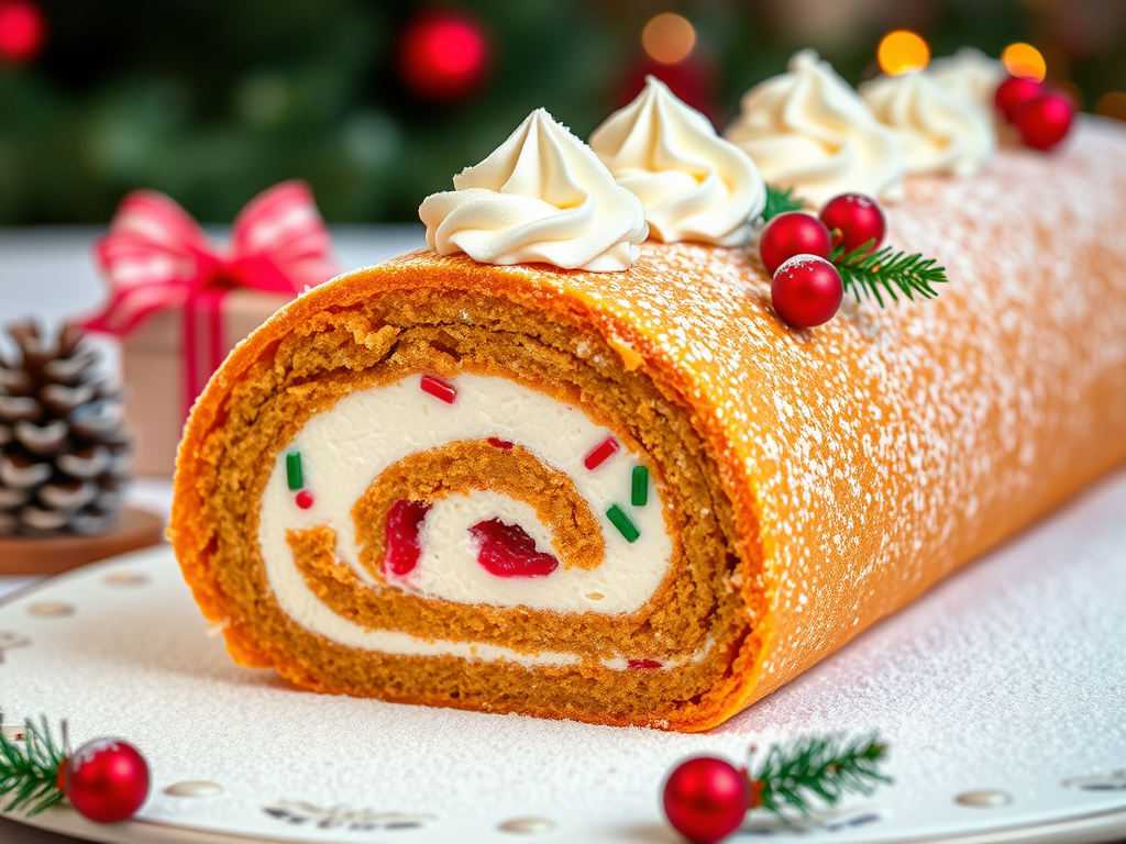 Christmas roll